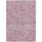 Homeroots 5' X 8' Plum And Ivory Abstract Washable Indoor Outdoor Area Rug 599005 - alternate 6
