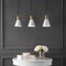 Jonathan Y Apollo 33.5" 3-Light Mid-Century Modern Iron Adjustable Linear LED Pendant, White/Brass Gold JYL6134B - alternate 7