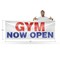 Signmission Gym Now Open, 48 Inch x 120 Inch, Vinyl Banner B-120-30684 - alternate 3