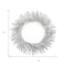 Homeroots 21" Silver Tinsel Faux Pine Christmas Artificial Wreath 634621 - alternate 4