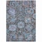 Homeroots 10' X 14' Chocolate And Aqua Damask Washable Indoor Outdoor Area Rug 603736 - alternate 6
