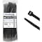 Kable Kontrol Black Cable Zip Ties - UV Resistant, 20 in L, 20 in Max Bundle Dia., Black, Nylon 6-6, 100 PK CT-20-300-100-BK - alternate 1
