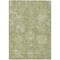 Homeroots 3' X 5' Sage And Green Damask Washable Indoor Outdoor Area Rug 603749 - alternate 5