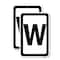 Signmission Sign with Letter W, 18'' X 24'' 2 Signs, Heavy Gauge Aluminum, 2PK A-1824-2PACK-22920 - alternate 1