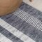 Jonathan Y Vichy Geometric Striped Non-Slip Machine-Washable Slate Gray/Ivory 5 ft. x 8 ft. Area Rug WSH122C-5 - alternate 5