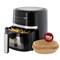 Megachef 4 Quart Digital LED Display Electric Air Fryer with Transparent Window in Black 750123656M - alternate 1