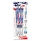 Pentel EnerGel RTX Stars and Stripes Gel Pen, Retractable, Medium 0.7 mm, Black Ink, 3PK BL77USABP3A - alternate 1