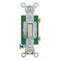 Leviton Wall Switch, 2 hp, Toggle, 30 A, Ivory 3031-2I - alternate 1