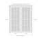 Sartodoors Sliding Closet Bypass Doors 56 x 96 inches, Planum 0010 Gloss White, Rails Hardware Set, Wood Solid PLANUM0010DBD-GLOS-5696 - alternate 4