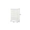 Homeroots 16" White Solid Wood Five Drawer Chest with LED Lighting 482388 - alternate 3