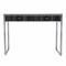 Homeroots 42" Silver Writing Desk With Two Drawers 402027 - alternate 4