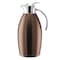 Service Ideas Nicollet Series 1.5-Liter Stainless Vacuum Insulated Carafe with Push Button Lid in Rose Gold NIC15BSPBRG - alternate 4