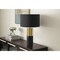 Monarch Specialties Lighting, 25 in.H, Table Lamp, Black Concrete, Black Shade, Contemporary I 9629 - alternate 1