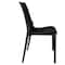 Leisuremod Kent Outdoor Dining Side Chair, Black KC19BL - alternate 5
