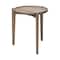 Homeroots 24" Brown Round End Table 380718 - alternate 5