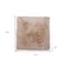 Homeroots 17" X 17" Taupe New Zealand Sheepskin Dining Chair Pad 317153 - alternate 5