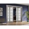 Sartodoors Sliding Closet Double Bi-fold Doors Solid Core Modern Interior QUADRO4002DBF-SSS-72 x 84 (4* 18x84) - alternate 4