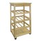 Homeroots 12" Brown Oak Wood and Particle Board Desk Organizer 469246 - alternate 4