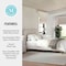 Martha Stewart Britta Full Upholstered Platform Bed w/Rounded Headboard, Piped Detailing/Cushioned Sderails, Beige TW-3WDB01B-F-BG-MS - alternate 7