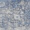 Homeroots 9' X 12' Blue And Denim Blue Floral Washable Indoor Outdoor Area Rug 609532 - alternate 4