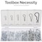 Neiko Cotter Zinc Plated Steel Clips, 150 Piece for Use on Hitch Pin Lock System 50457A - alternate 3