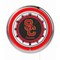 Holland Bar Stool Co University of Southern California Double Neon 19" Clock (USC) Clk19SouCal - alternate 1