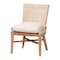 Bali & Pari Ridley Woven Seagrass Dining Chair, White Wash 265-14524-ZORO - alternate 1