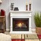 Duluth Forge Ventless Liquid Propane Gas Fireplace With Mantel - 26,000 BTU, T-Stat Control, White Finish DFS-300LT-3WT - alternate 4