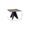 Homeroots 41" Espresso Wood Pedestal Base Square Dining Table 623359 - alternate 4