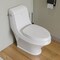 Alfi Brand EAGO Single Flush One Piece Ceramic Toilet TB133 - alternate 1
