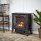 Bluegrass Living Panorama Vent Free Dual Fuel 3-Sided Gas Stove - 23,000 BTU, Remote Control, Black Finish BTSD23RT - alternate 7