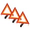 Performance Tool 3 pk. Emergency DOT Warning Triangle, Reflective, Travel Case, 3PK W1498 - alternate 1