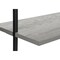 Homeroots 72" Gray Metal Five Tier Bookcase 489804 - alternate 7