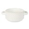 Gibson Elite Earlhart 2 Piece 6 Inch Ribbed Stoneware Soup Bowl Set with Handles in White 750123479M - alternate 6