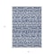 Homeroots 3' X 5' Navy Blue And Ivory Southwestern Washable Indoor Outdoor Area Rug 594178 - alternate 5