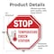Signmission Stop Temperature Check Station, 18 inch X 18 inch, Vinyl Decal, 2PK OC-D-2PACK-18-199 - alternate 4