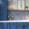 Apollo Tile Splendor 11.81 in. x 11.81 in. Matte Blue Porcelain Mosaic Wall and Floor Tile 4.84 sqft/case, 5PK IMPONXBLUMOS - alternate 5