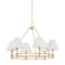 Hudson Valley Lighting Howard 6 Light Chandelier in Aged Brass by Mark D. Sikes MDS1800-AGB - alternate 1