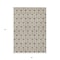 Homeroots 5' X 8' Brown And Beige Geometric Washable Indoor Outdoor Area Rug 595710 - alternate 6