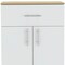 Homeroots 34in Light Oak and White Pantry Cabinet 473313 - alternate 3