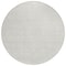 Homeroots 8' Ivory And Silver Round Geometric Washable Indoor Outdoor Area Rug 594475 - alternate 5