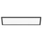 Feit Electric 0.9 in. H X 12.1 in. W X 47.3 in. L Matte Black White LED Flat Panel Light Fixture FP1X4/6WY/BK - alternate 3