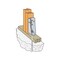 Simpson Strong-Tie Holdown 8.69in H X 3in W 14 Ga. Galvanized Steel Zinc HDU2-SDS2.5 - alternate 5