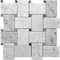 Apollo Tile 11x11 Bianco Carrara, Eastern Beige Marble Polished Floor and Wall Mosaic Tile 4.2 sqft/case, 5PK APLKB88B06A - alternate 7