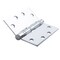Global Door Controls 4.5 in Leaf W x 4.5 in Leaf H, Bright Chrome CP4545BBNRPUS26-3 - alternate 5