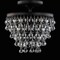 Jonathan Y Toronto 13" Metal/Crystal LED Flush Mount, Oil Rubbed Bronze JYL9029A - alternate 9