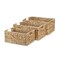 Homeroots Set of Three Braided Water Hyacinth Baskets, 3PK 399665 - alternate 7