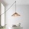 Jonathan Y Connie 20.25" 1-Light Farmhouse Coastal Rattan 180" Cord Plug-In or Hardwired LED Pendant, Brown JYL1407A - alternate 14