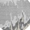 Homeroots 8' Gray And Silver Round Abstract Washable Indoor Outdoor Area Rug 613628 - alternate 5