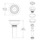 Elkay 3-1/2" Drain Fitting Stainless Steel Body with Strainer Basket Matte Finish LKJ35 - alternate 2
